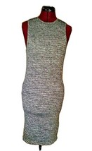 Wilfred Free Dress Gray Women Sleeveless Size Large Ribbed Stretch - £19.47 GBP