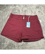 Blue Pearl Shorts Women Size 24 Maroon New With Tags - $373.18 MXN
