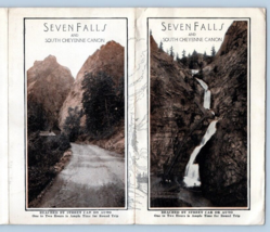 Vtg 1930s Brochure Seven Falls South Cheyenne Canon Highway Colorado CO K13 - £21.28 GBP