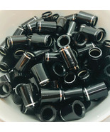 12 Premium Quality Iron Ferrules Black with Silver Ring 0.75&quot; - Choose .... - €20,83 EUR