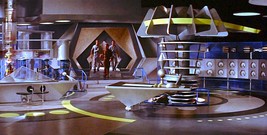 1956&#39;s FORBIDDEN PLANET visitors enter sprawling Krell lab color 4x8 scene - €4,73 EUR
