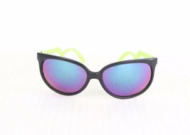 Vintage 80s Streetwear Iridescent Lightning Bolt Sunglasses Glasses Neon Plastic - £23.75 GBP
