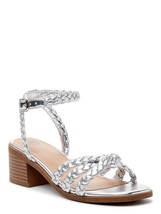 Wonder Nation Silver Girls Dress Sandal Size 1 Color Silver - $16.82