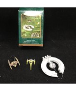 Hallmark Keepsake Ornament Star Wars 2001 &quot;BATTLE OF NABOO&quot; Set of 3 - $15.83