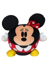Disney Parks Minnie Mouse Medium Round Ball Plush Stuffed Animal 9.5&quot; - £20.33 GBP