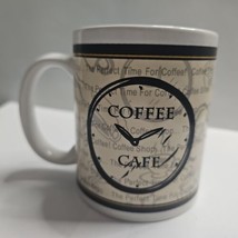 Coffee Cafe Cup Mug Ceramic Houston Harvest Perfect Time For 10 Ounce  - $3.84