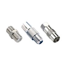 Bandridge F-Connector Coupler F Connector Coax Adapter/ Coax F Connector... - $9.00