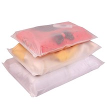 12 Pcs Matte Frosted Travel Storage Bag Reusable Zip-Lock Seal Storage Bag Lugga - £23.72 GBP