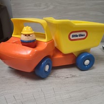 Little Tikes Dump Truck Vintage with 1 Construction Worker - $13.50