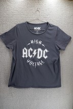 AC/DC Women’s Gray White High Voltage Concert Band Tour 2020 T-Shirt Size XXL - £9.34 GBP