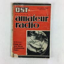 December 1936 QST Amateur Radio Magazine Using the New Beam Transmitting Tubes - £7.07 GBP