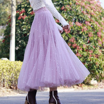 Black Long Tulle Skirt Outift Women Custom Plus Size Black Tulle Skirt image 4