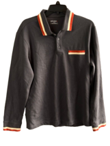 UNTUCKit Men&#39;s long sleeve polo sweater Marshall top size Large - £33.96 GBP