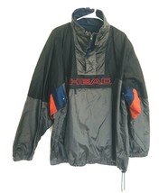 Vintage HEAD 1/4 Zip Color Block Windbreaker Jacket Pullover Size XL 90&#39;s - £66.21 GBP