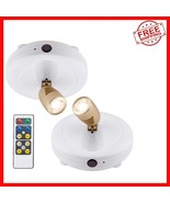 Versatile LED Uplight with Remote Control - Ideal for Art &amp; Decor - 2 Pack - $53.70 CAD