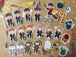 30 Harry potter stickers photo quality paper vinyl stickers waterproof s... - $9.50