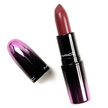 MAC Love Me Lipstick BATED BREATH 408 Dark Plum Satin Lip Stick FS NeW BoX - £15.15 GBP