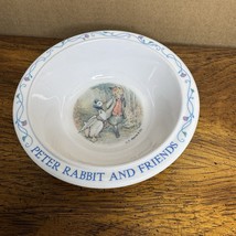 Eden Peter Rabbit and Friends Vintage Melamine Cereal Bowl Plastic - $187.05 MXN