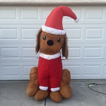 Christmas Home Accent Holiday 6 ft Lighted Cocker Spaniel Airblown Inflatable - $183.80