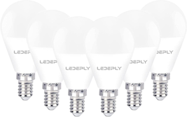 LEDEPLY A15 Ceiling Fan Light Bulbs, Dimmable, E12 Base LED Bulb, 5.5W=40W, Warm - £19.16 GBP