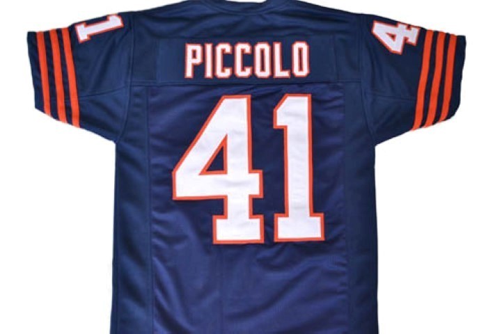 brian piccolo #41 brian's song movie men football jersey navy blue any size