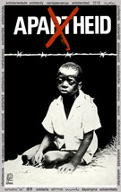 Solidarity POSTER Quality print.No to Apartheid.Political art.Home Decor.q836 - £14.35 GBP+