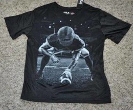Boys Shirt Short Sleeve FILA football Athletic Tee Shirt-size 10/12 - £11.90 GBP