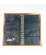 NEW Vintage Mcdonnell Douglas Brown Billfold Bifold Wallet Airplane Comp... - $30.15 CAD