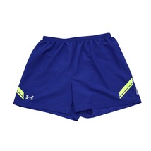 Under Armour Shorts Mens L Blue Heat Gear Drawstring Elastic Waist Activ... - $18.69