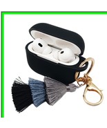 AirPod Pro Silicone Case with Cute Tel Keychain Accessory Kit Black - $42.56 CAD