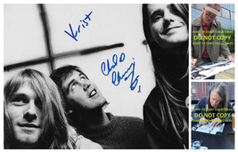 Krist Novoselic Chad Channing Nirvana 8x10 Photo COA Exact Proof Autographed - £116.28 GBP