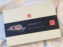 Frank Lloyd Wright Unity Temple Wood Scale Model Replica Kit Oak Park IL... - $301.02