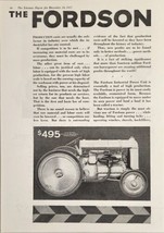 1927 Print Ad Ford Fordson Tractors & Industrial Power Units Detroit,Michigan - $22.48