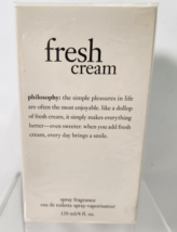 Philosophy Fresh Cream Eau de Toilette Fragrance Spray 4.0 oz SEALED Coty USA - $46.74