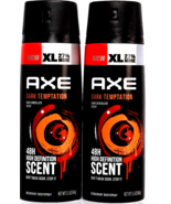 2 Axe XL Dark Temptation Dark Chocolate Scent 48H High Definition Scent ... - $33.99