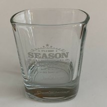 Jack Daniels Christmas Short Season Enjoy It Square Whiskey Cocktail Glass - $12.86