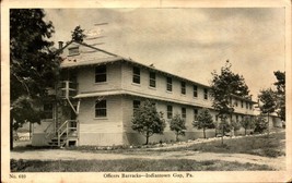 Military Real Photo POSTCARD- Officers Barracks, Indiantown Gap, Pa BK50 - £4.66 GBP