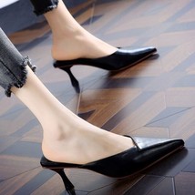 Women&#39;s Sandals Baotou Mid-heel Pointed Slippers Women&#39;s Sandals  Summer Korean  - £18.89 GBP