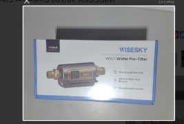 40/100 Sediment Filter- Reusable Whole House Sediment Water Filter, No BPA - $49.49