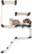 Cat Fort Set - Multiple-Level Cat Hammock &amp; Climbing Activity Center Wall-Mounte - $206.99