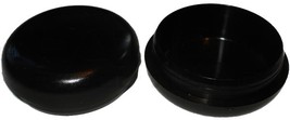 4 Deluxe 1-1/2&#39;&#39; Plastic Wrought Iron Patio Chair Leg Inserts Glides Caps - £6.82 GBP