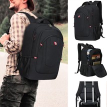 Large Backpack Mens Women USB Rucksack Fishing Sports Travel Hiking School Bag - £41.42 GBP