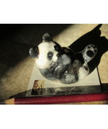 Ron Hevener Panda Bear Figurine Miniature - $34.21 CAD