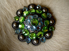 4 Conchos Rhinestone Horse Saddle Western Rodeo Bridle Berry CO33 - $24.74