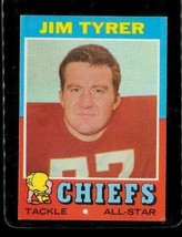 Vintage 1971 Topps Tcg All - Star Football Trading Card #206 Jim Tyrer Chiefs - £6.61 GBP