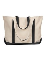 Liberty Bags 8872 Carmel Classic XL Cotton Canvas Boat Tote - $27.89