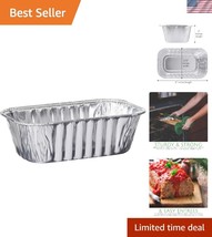 Premium 6&#39;&#39; x 3.75&#39;&#39; Disposable Aluminum Loaf Pans - Perfect for Baking ... - $45.00