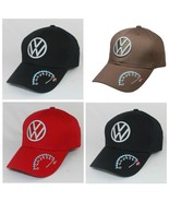 Volkswagen Casquette Baseball Cap Cotton100% Embroidery Black Brow Red A... - £14.38 GBP