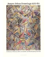 JASPER JOHNS Drawings 1970-80 30&quot; x 22.25&quot; Offset Lithograph 1981 Pop Art - $8,103.78 MXN