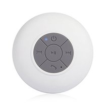 Bathroom Shower Bluetooth Wireless Speaker with Vaccum Docking (White) - $8.90